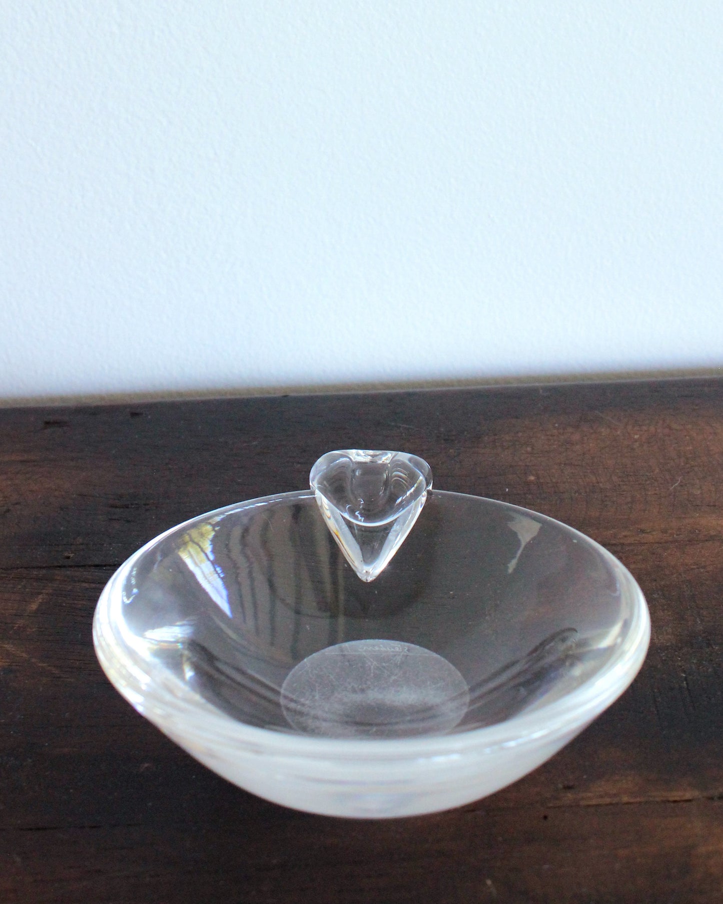 Snail Scroll Sloping Crystal Bowl