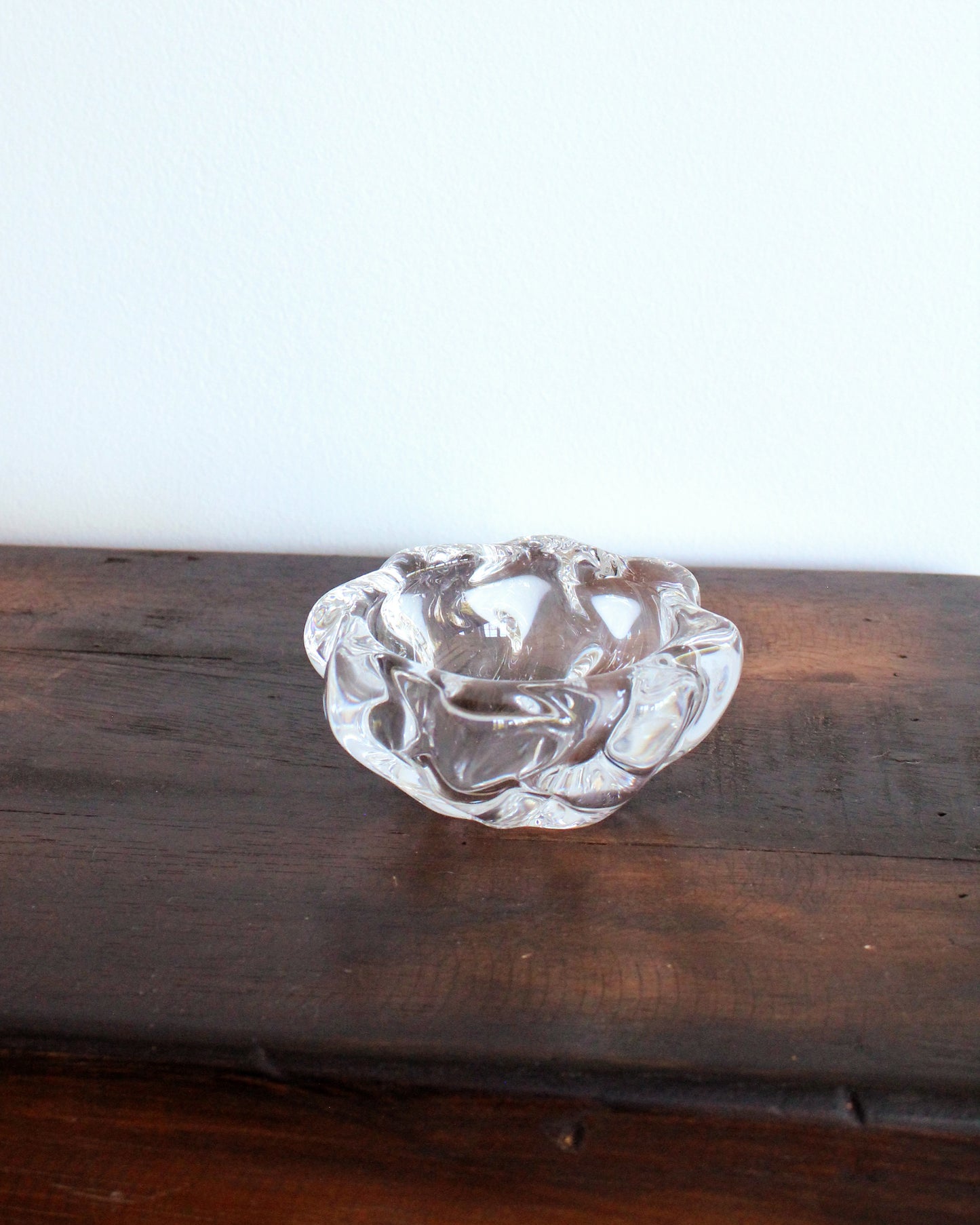 French Crystal Free Form Bowl