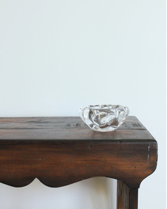 French Crystal Free Form Bowl
