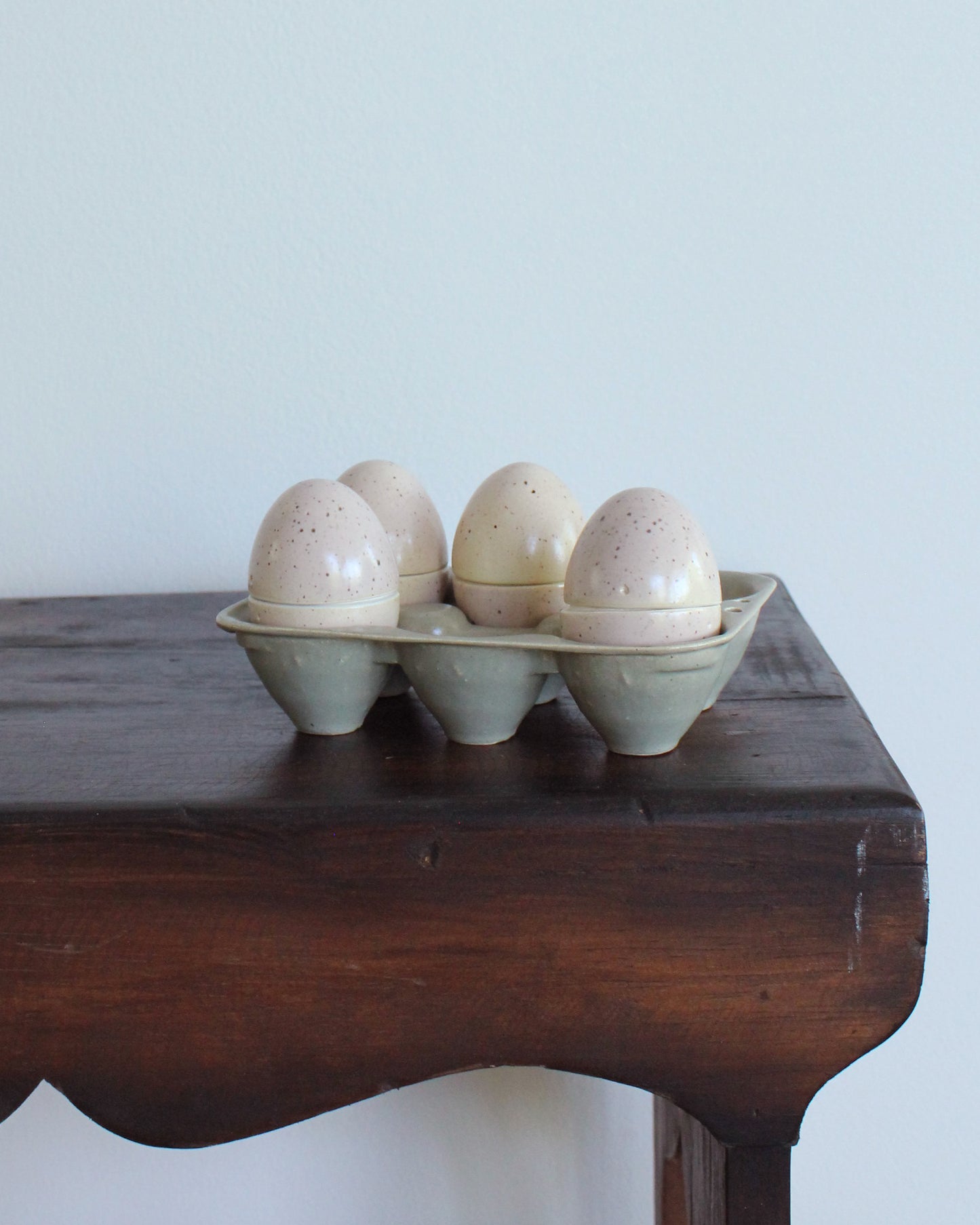 Ceramic Carton of Four Eggs