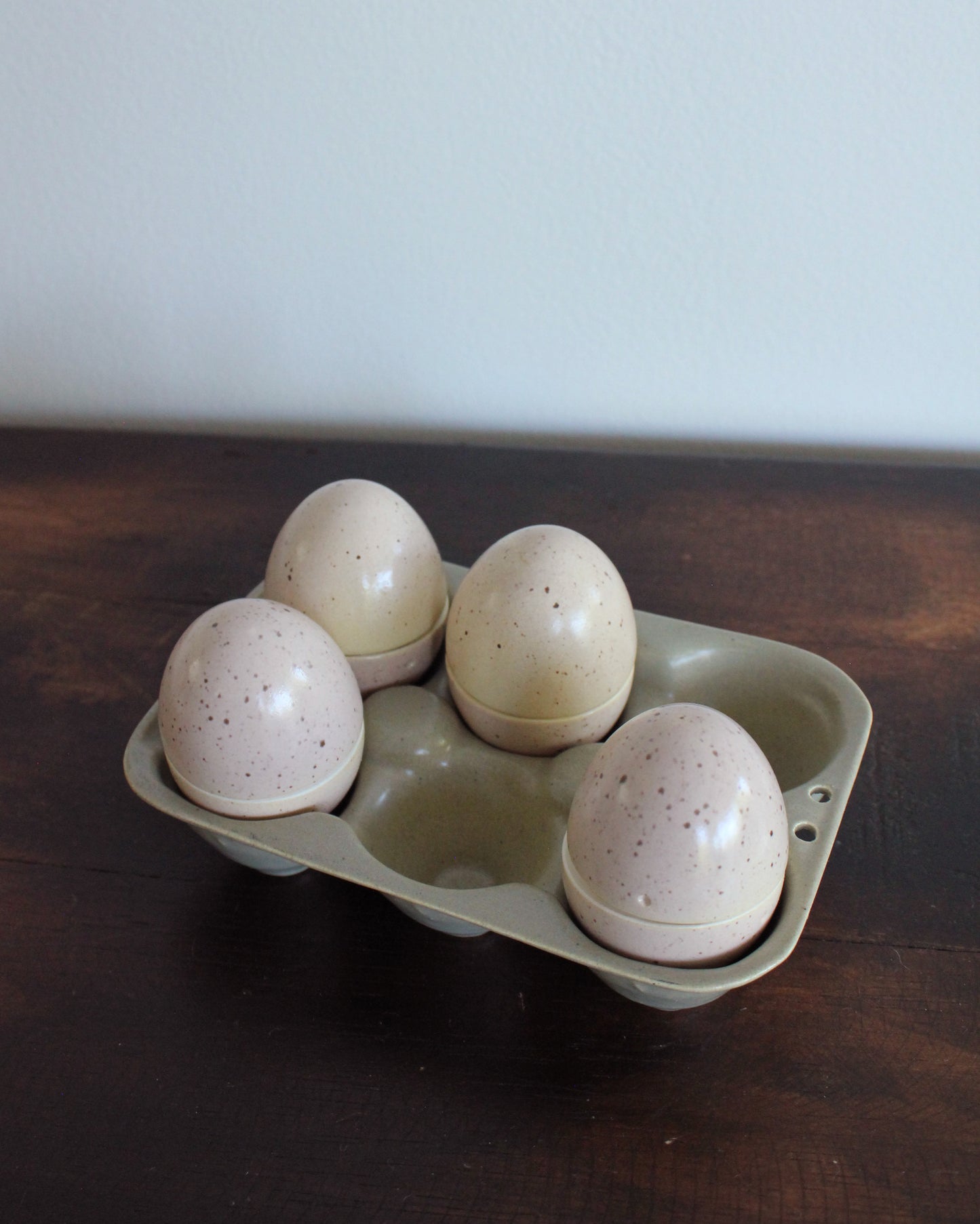Ceramic Carton of Four Eggs