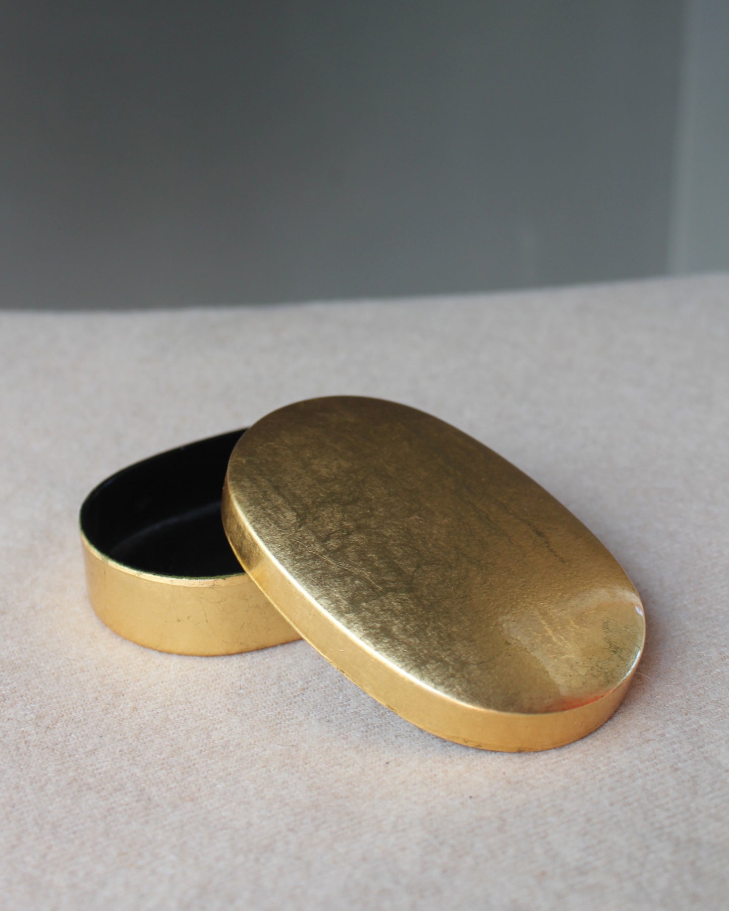 Golden Scarab Trinket Box