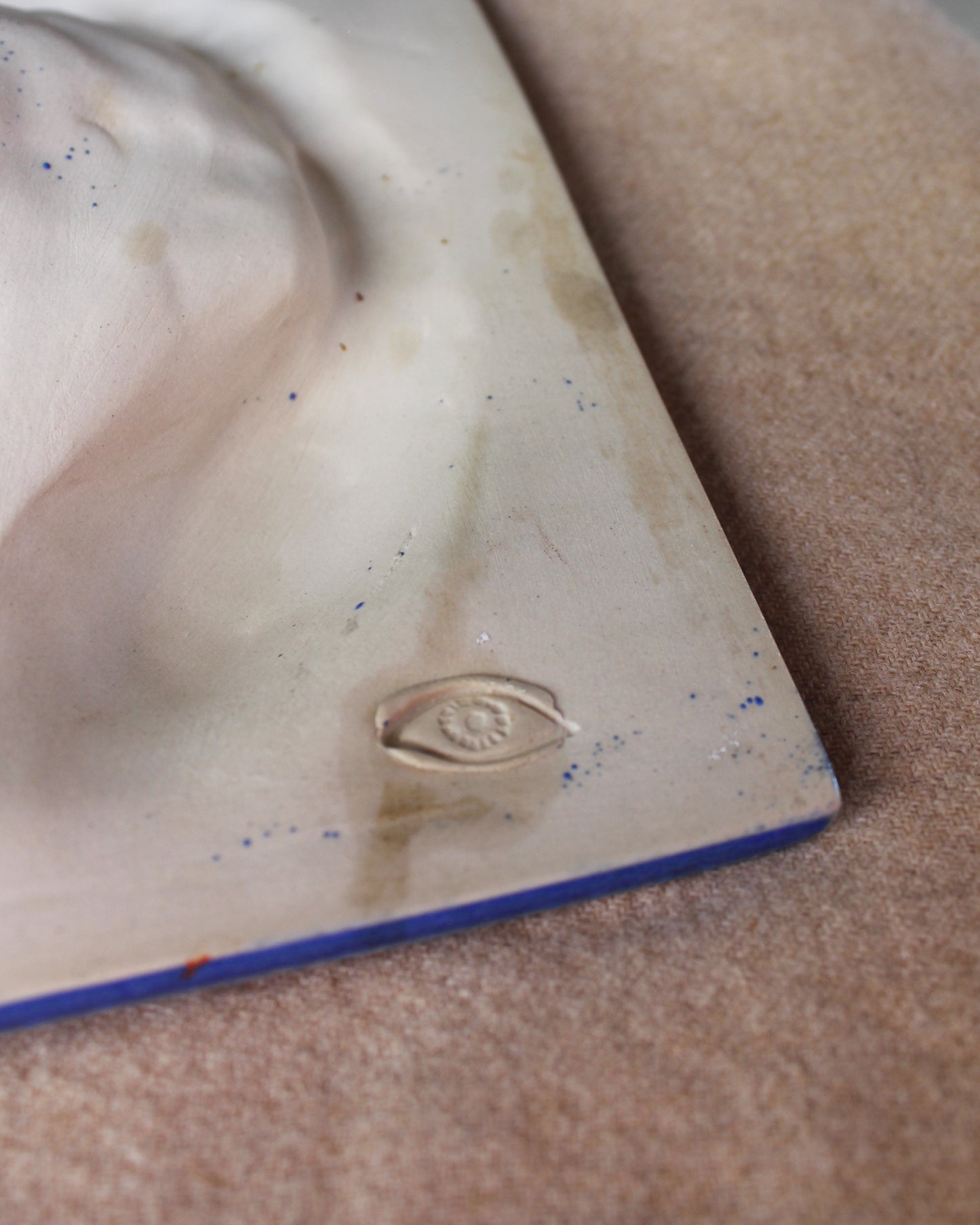 Blue Hands Dish