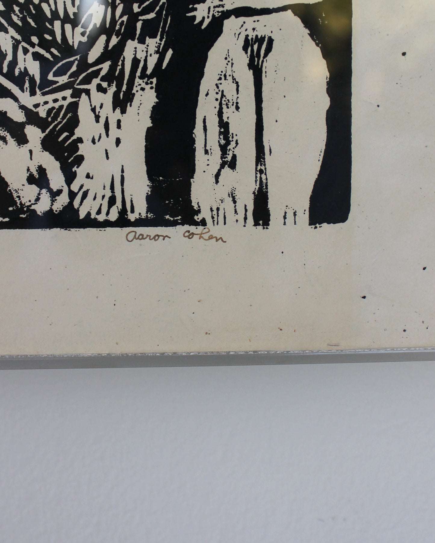 Woodcut in Perspex Box Frame