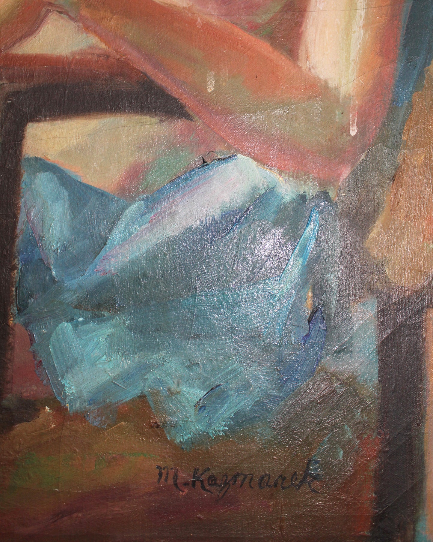 Painting of a Woman Relaxing