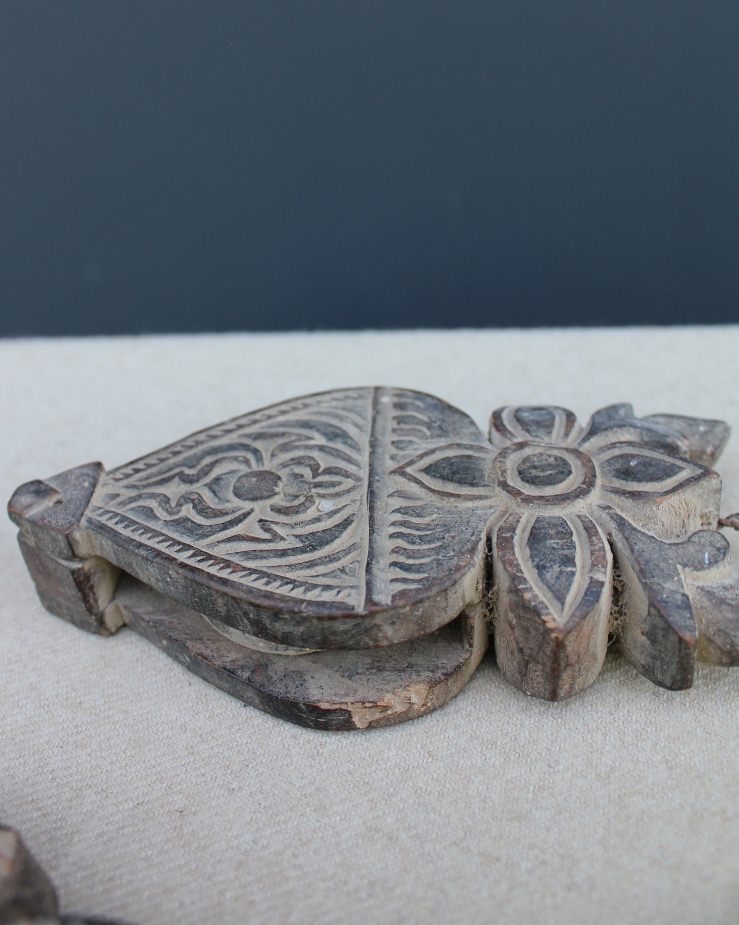 Pair of Ornate Floral Pulleys