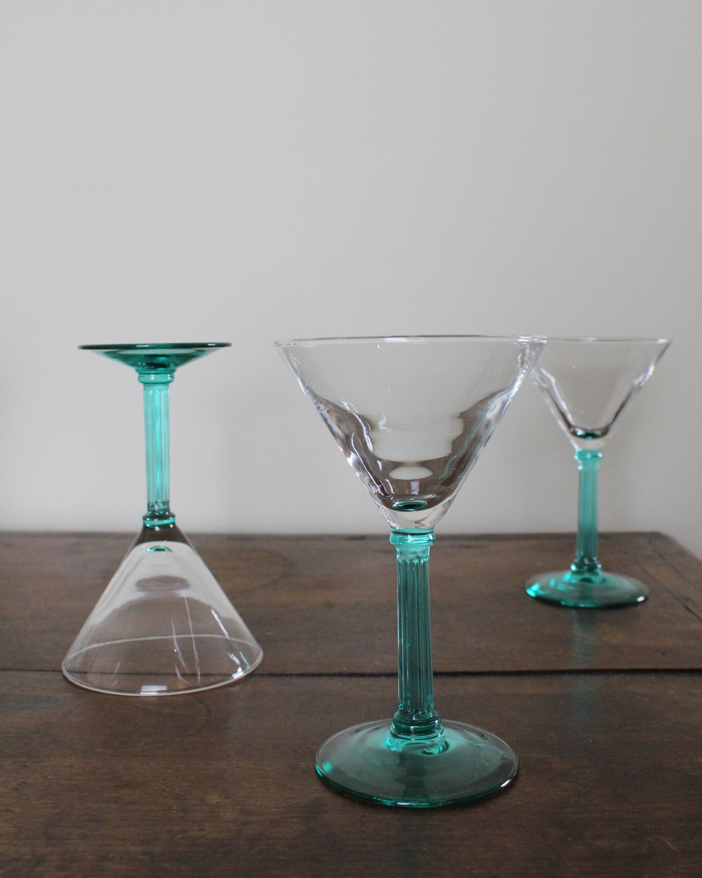 Doric Column Martini Glasses