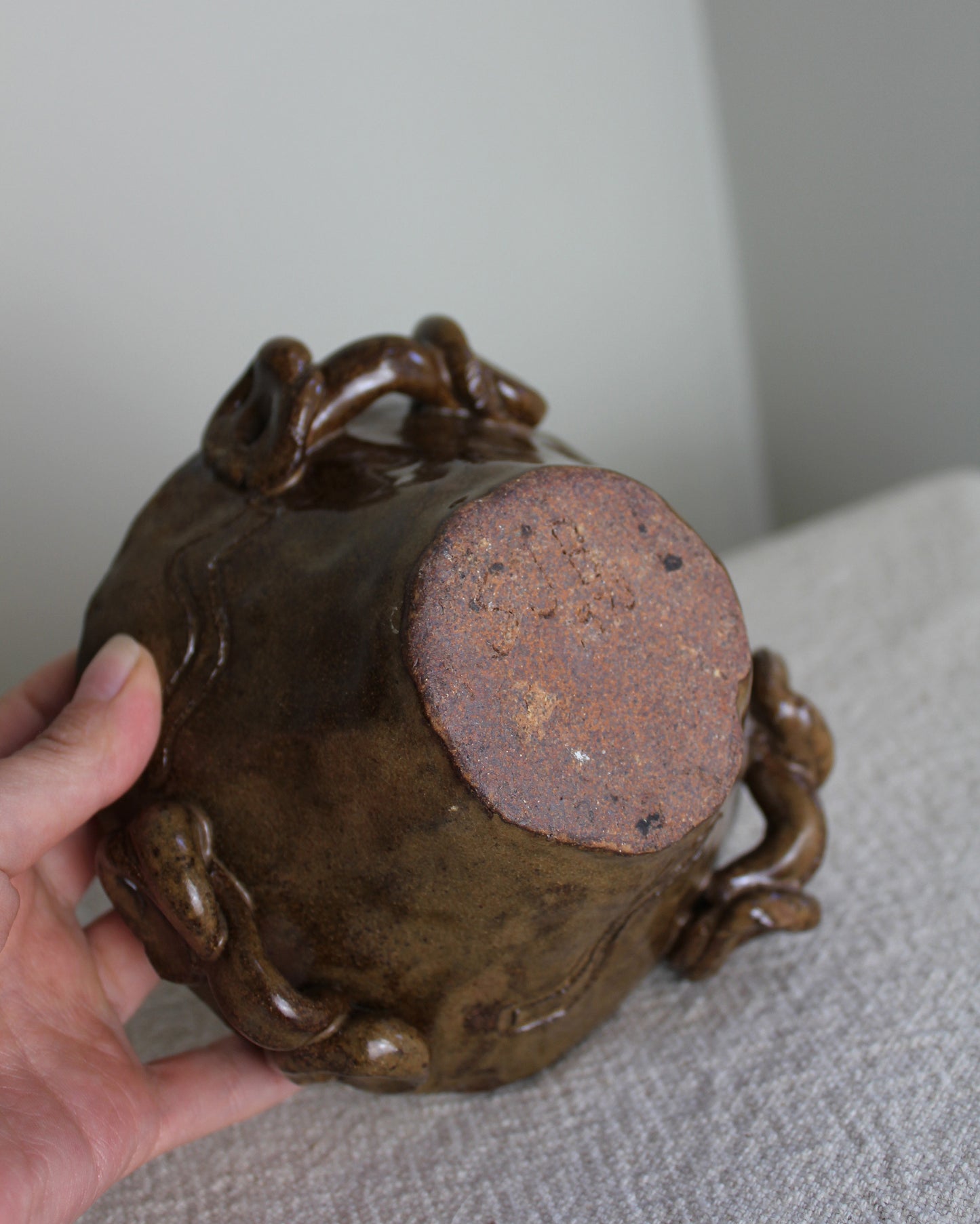 Abstract Stoneware Bowl