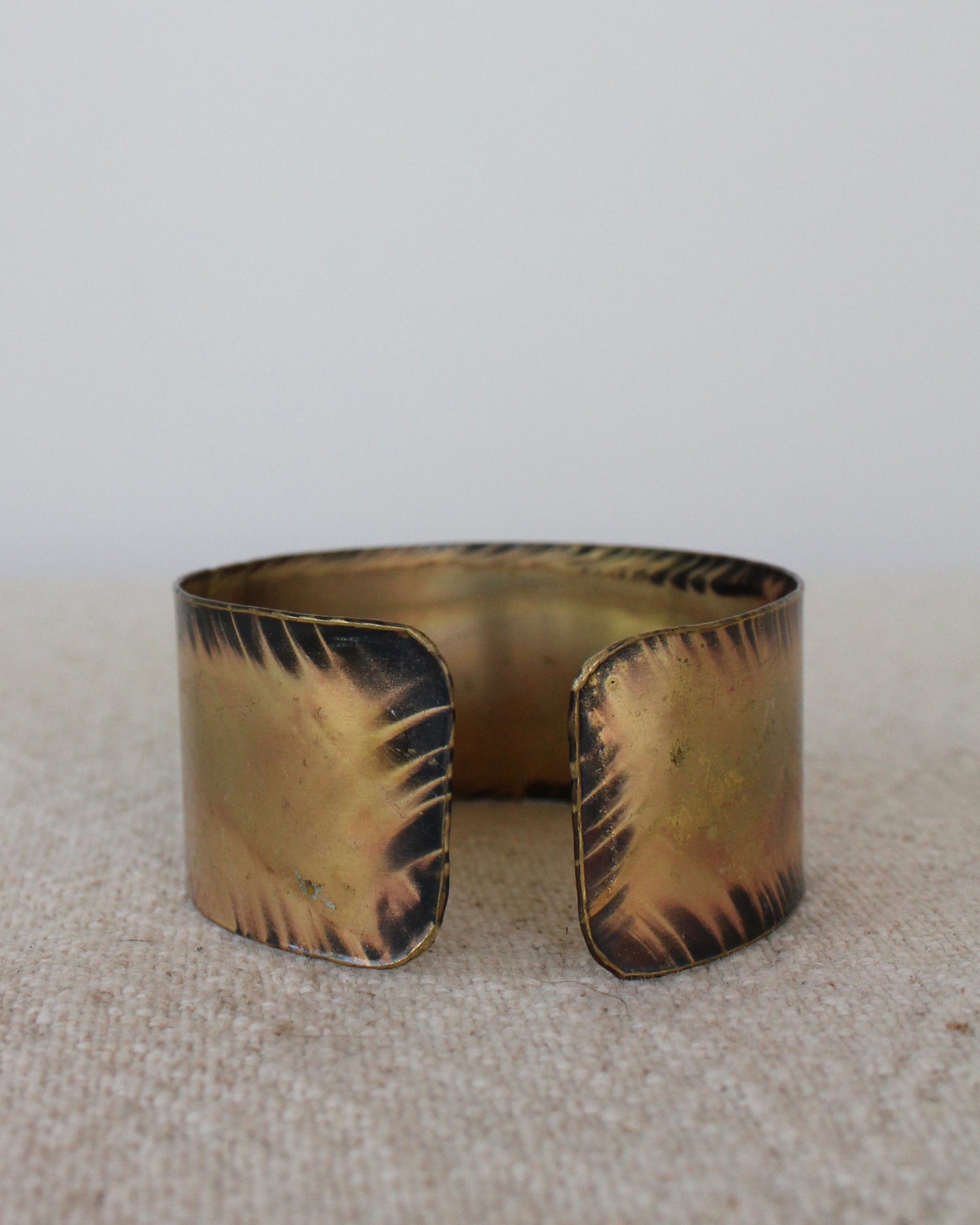 Mixed Metal Brutalist Cuff