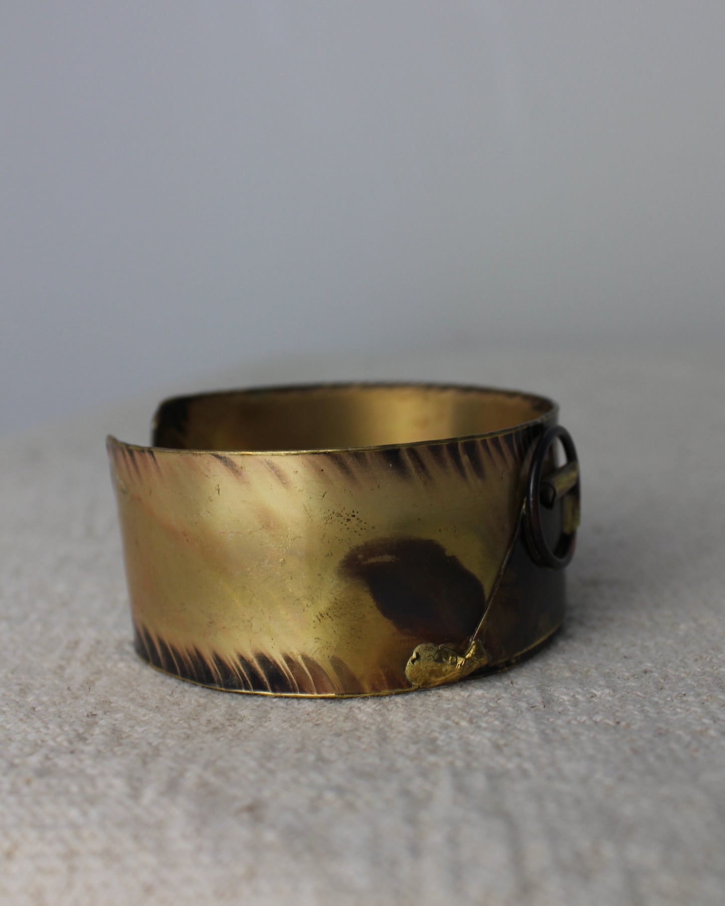 Mixed Metal Brutalist Cuff