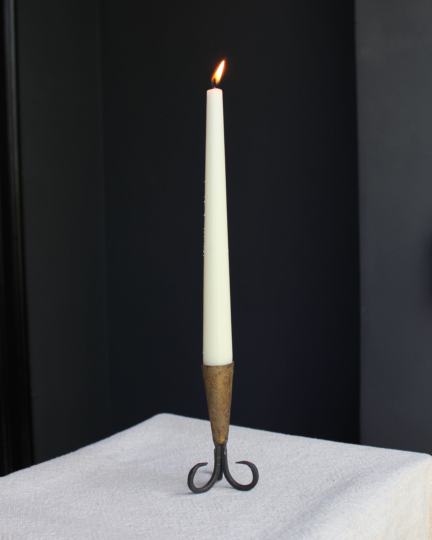 Rams Horn Style Dinner Candle Holder