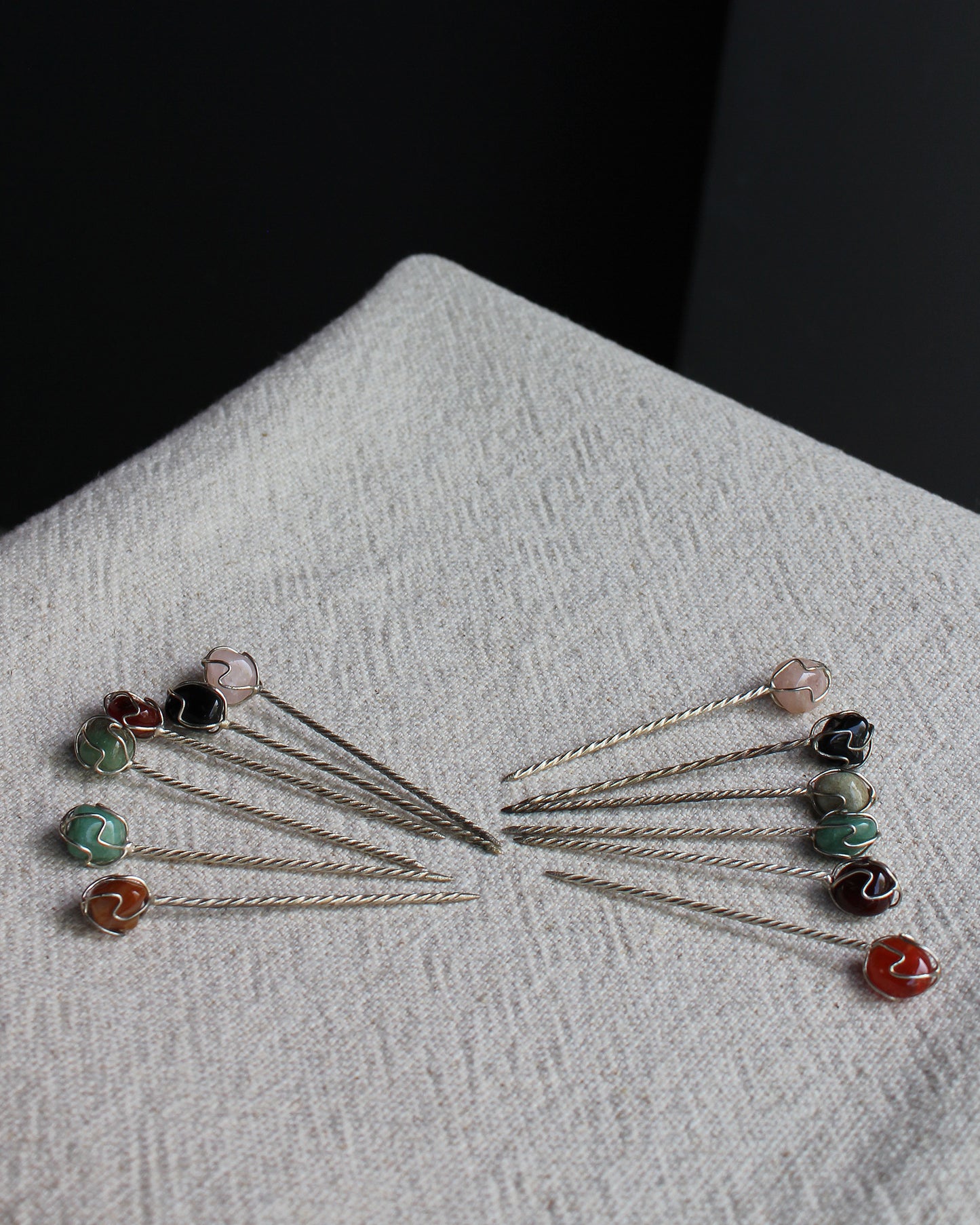 1960s Stone Cocktail Picks