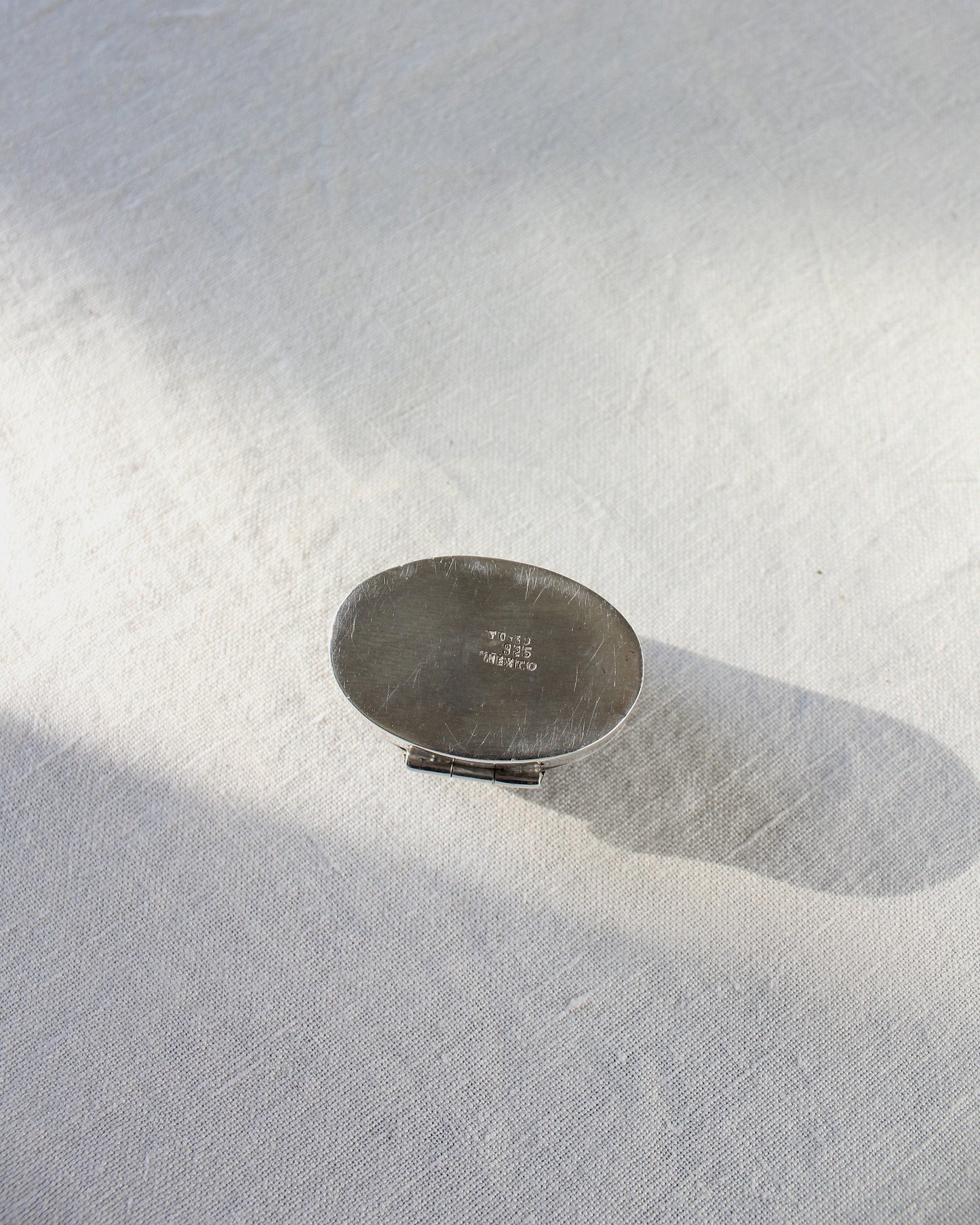 Agate Sterling Silver Pill Box