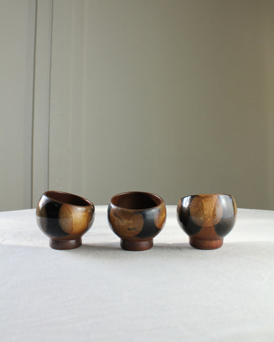 Vintage Robert Maxwell Mid Century Asymmetric Sake Cups