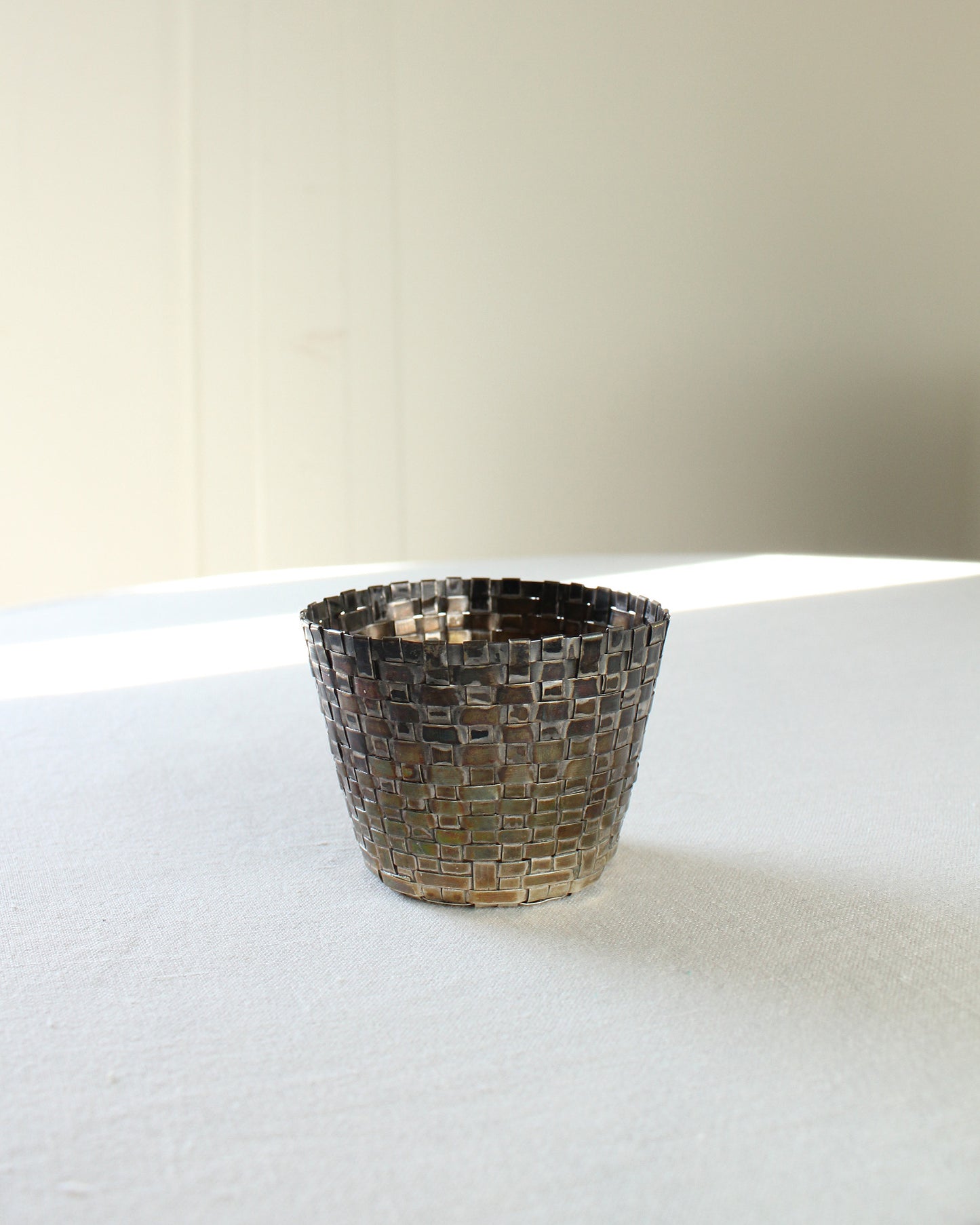 Tiny Woven Basket Vessel