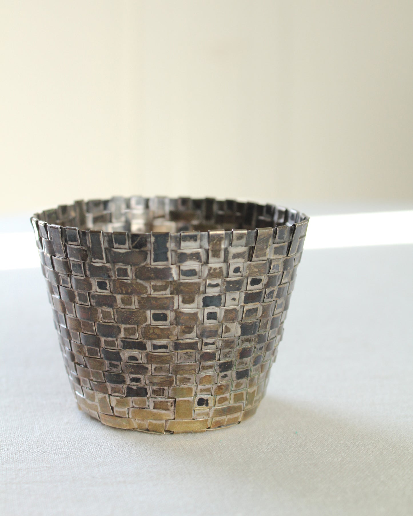 Tiny Woven Basket Vessel