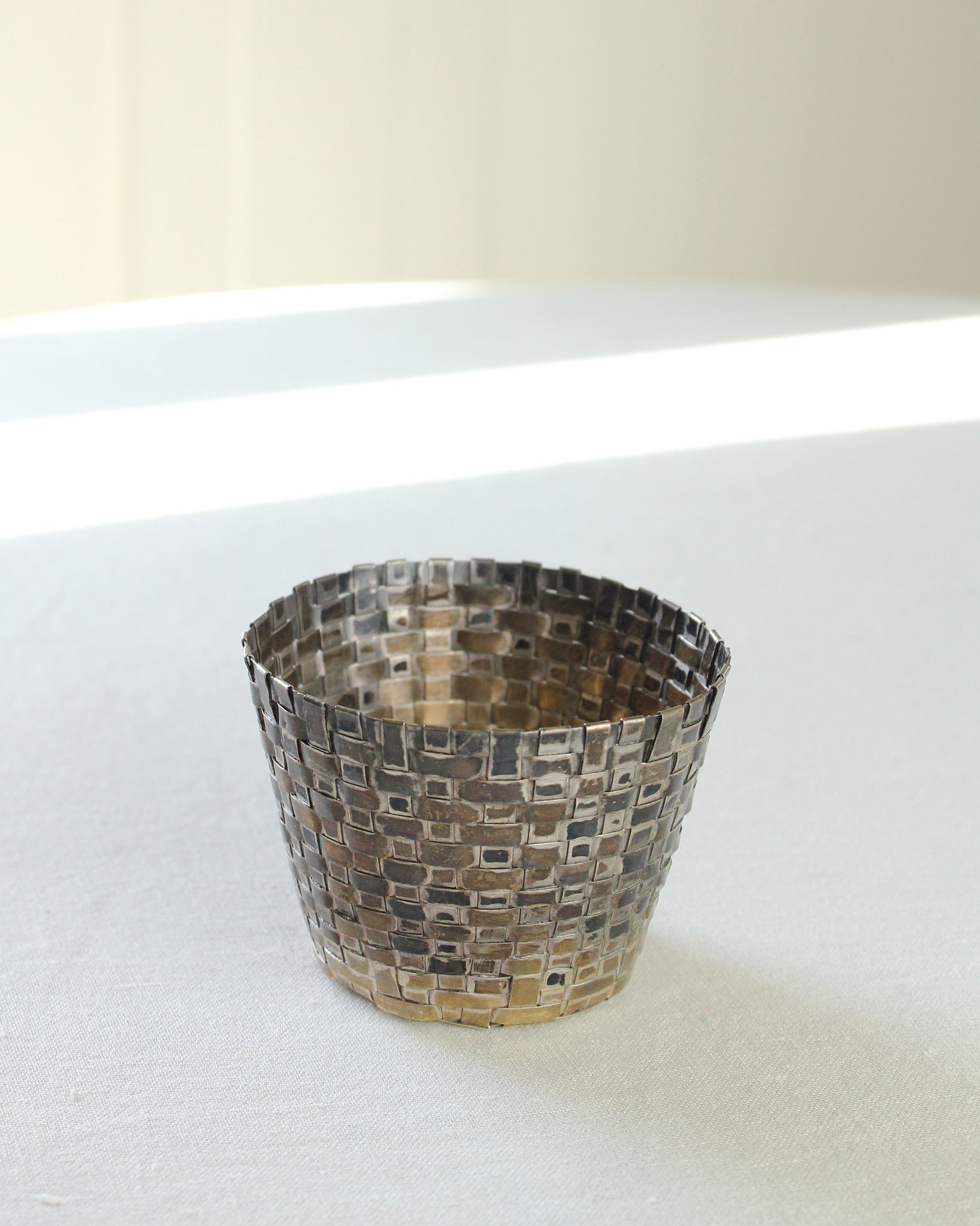 Tiny Woven Basket Vessel