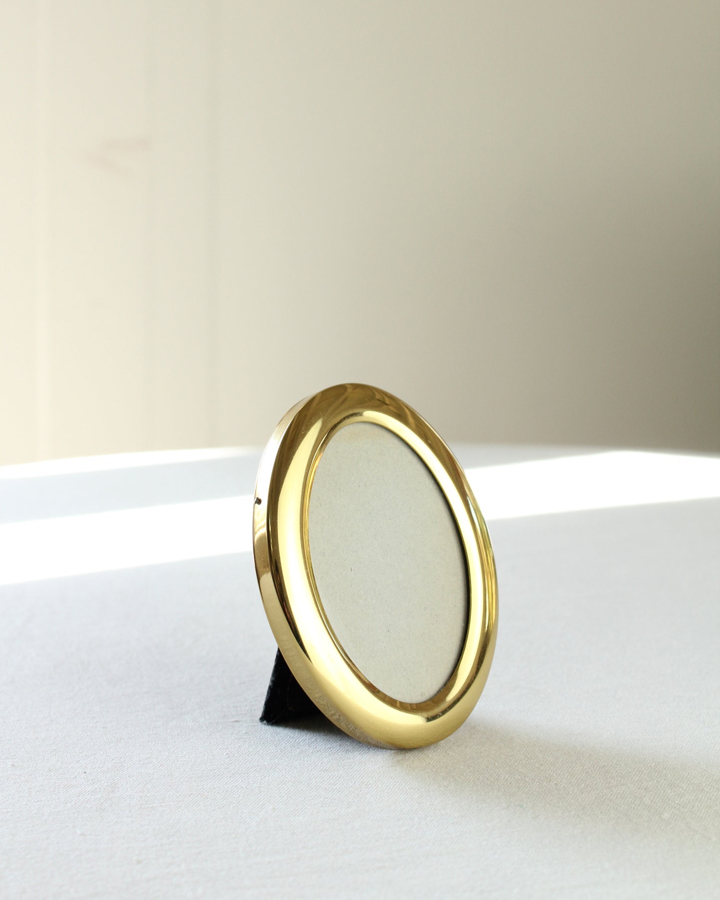 Oval Brass Photo Frame