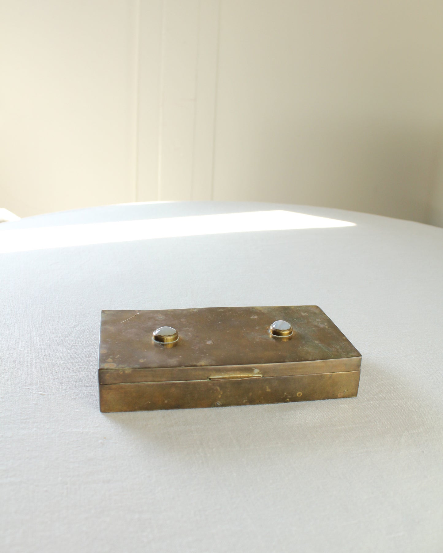 Brass Domino Style Box