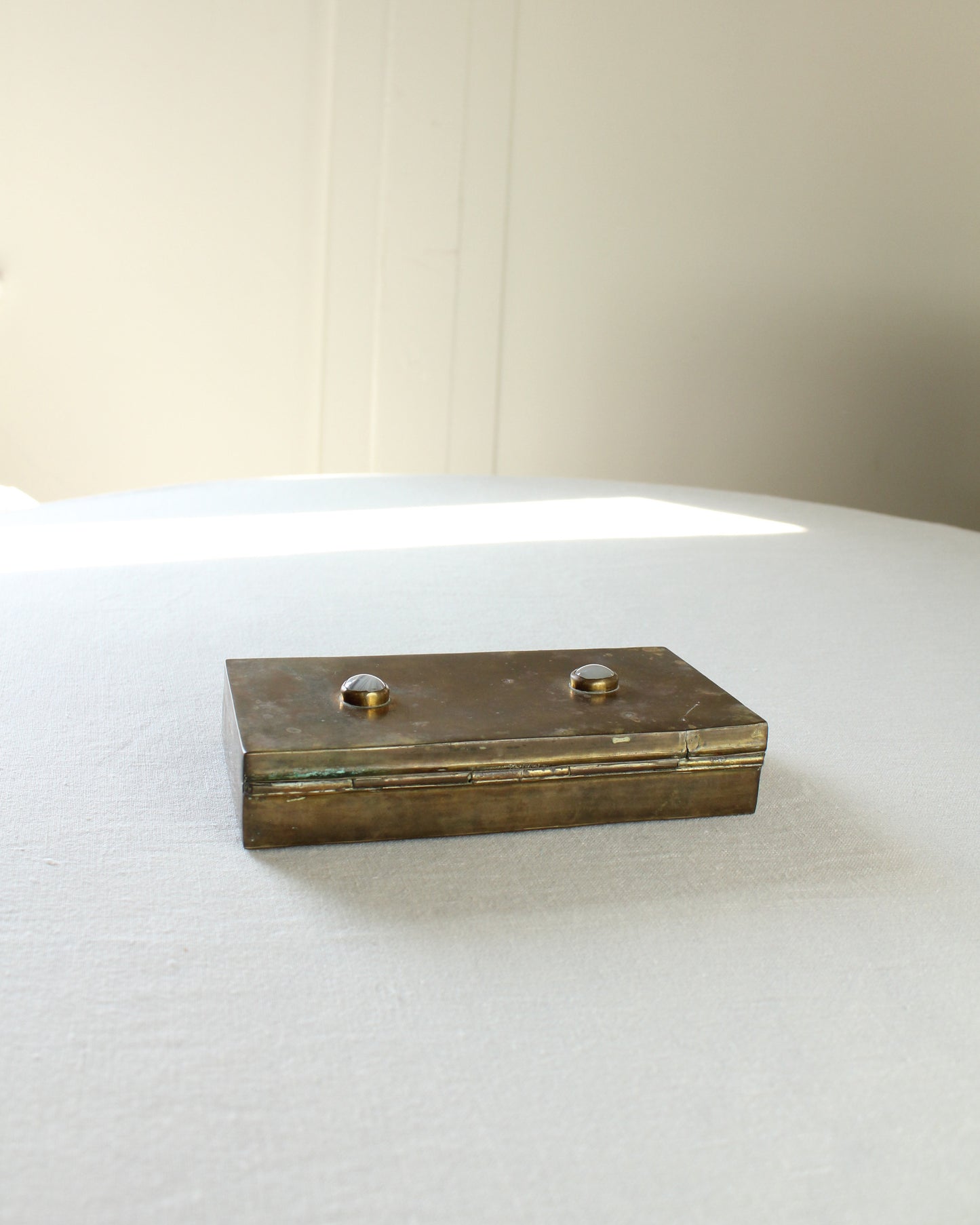 Brass Domino Style Box