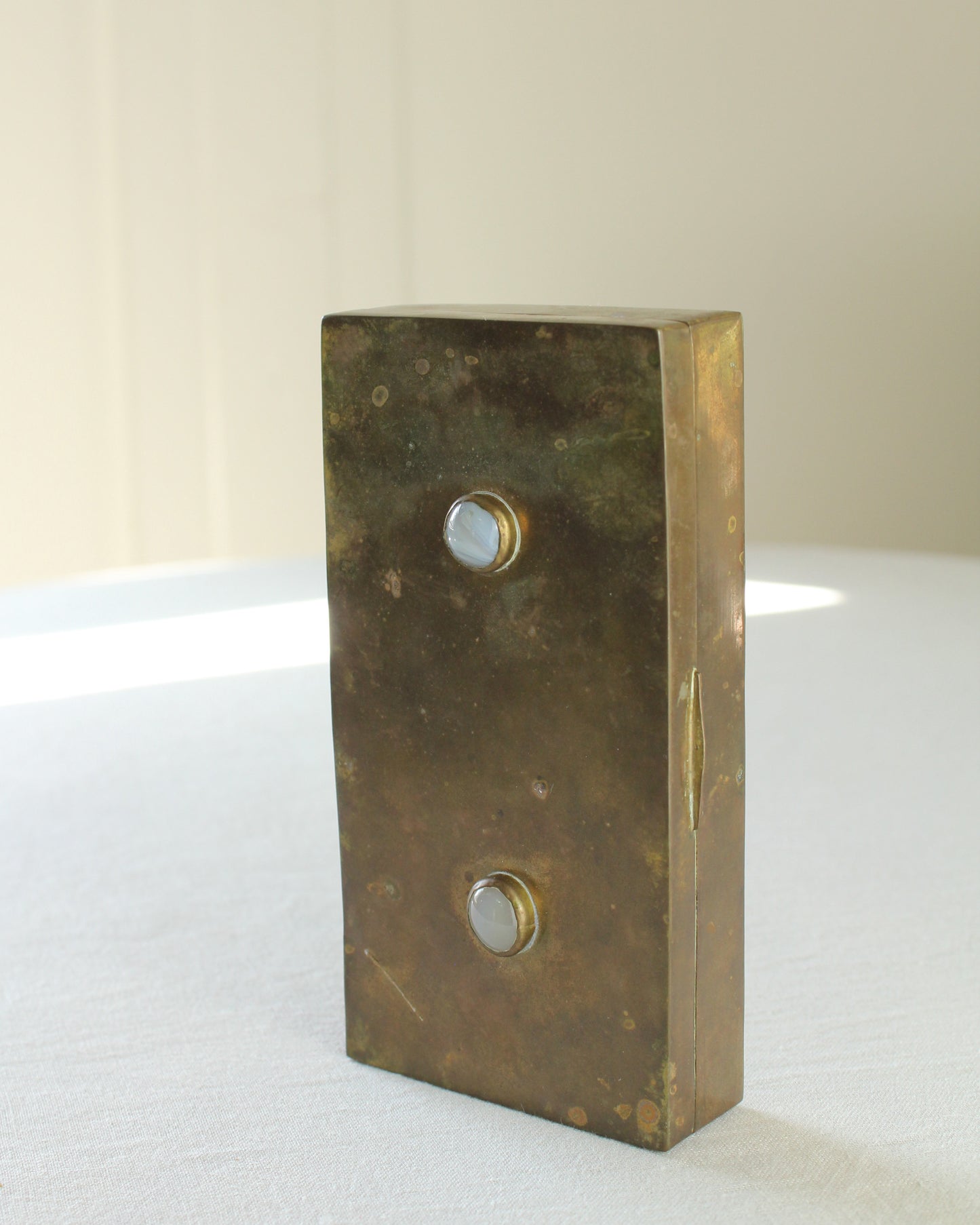 Brass Domino Style Box