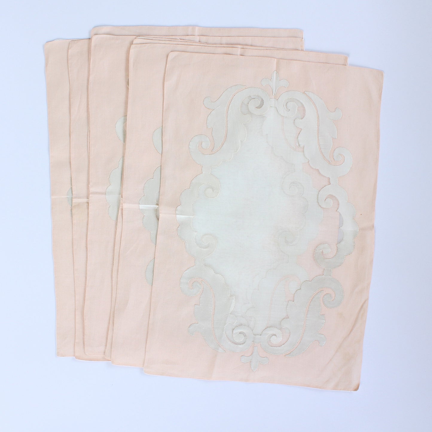 19th Century Ballet Slipper Silk Placemats