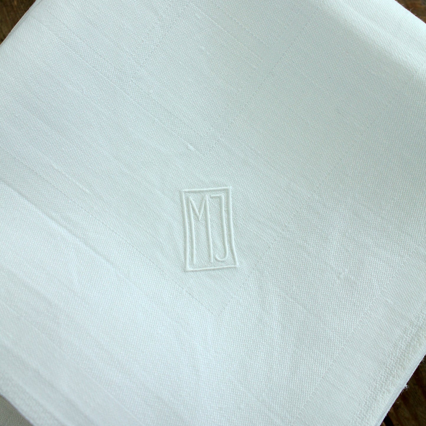 Margo Junod Weber Monogramed Napkins