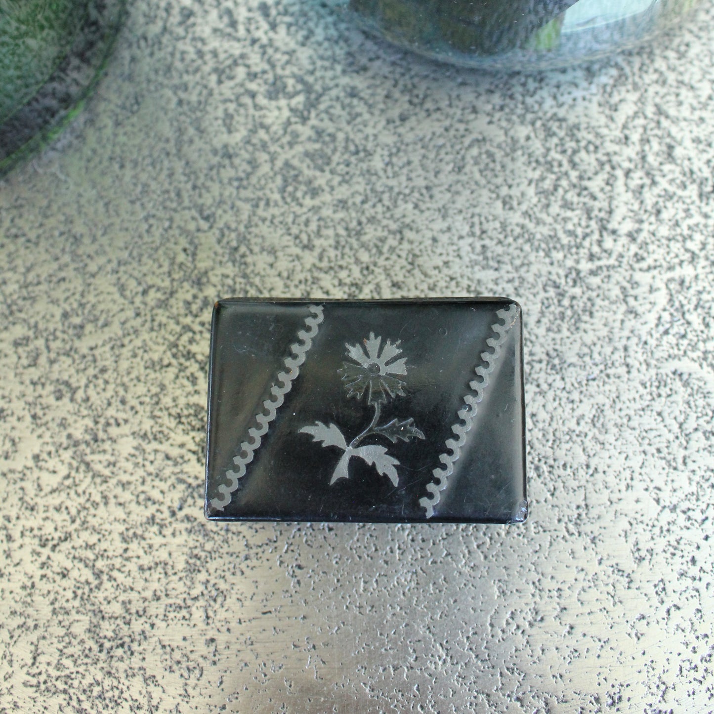 1840s Pewter Inlay Snuff Box