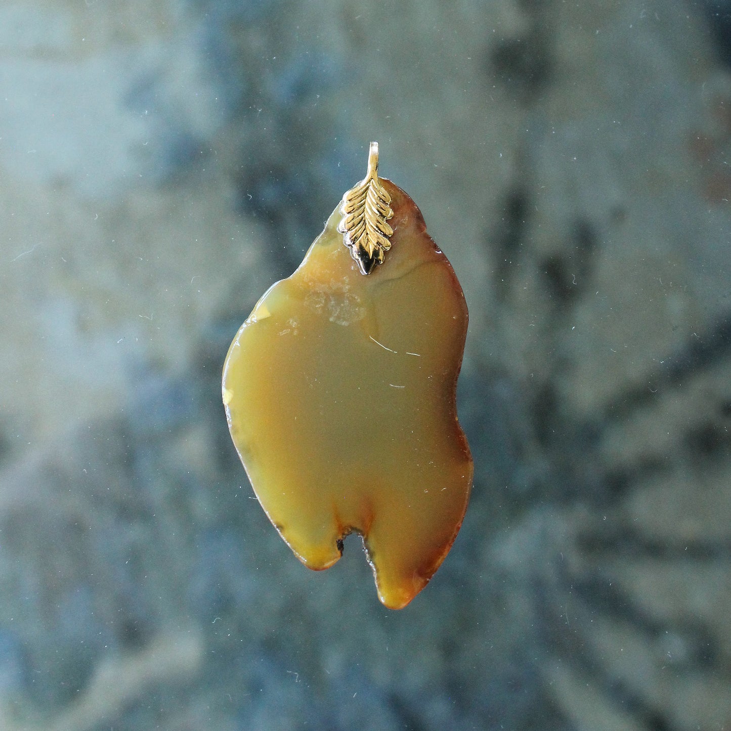 Caramel Agate Pendant