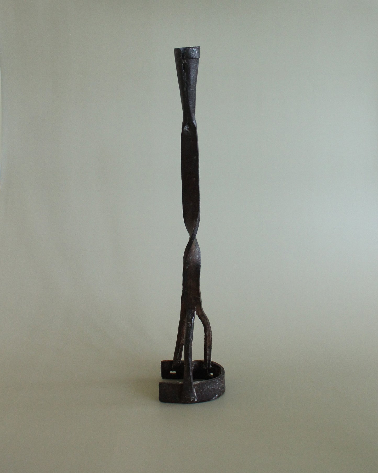 20th Century Branding Iron Candle Stick