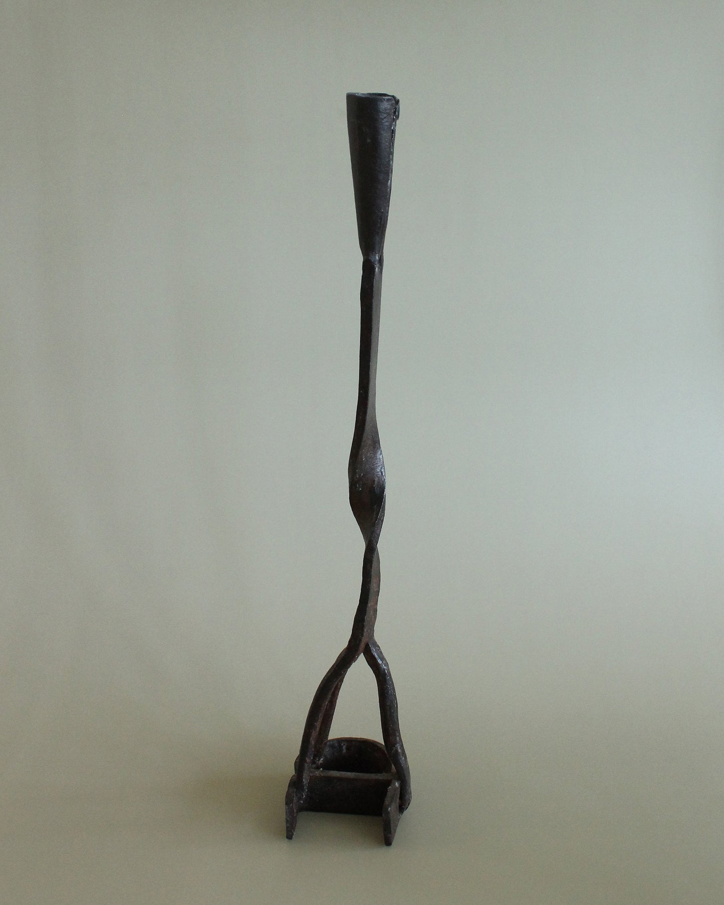 20th Century Branding Iron Candle Stick