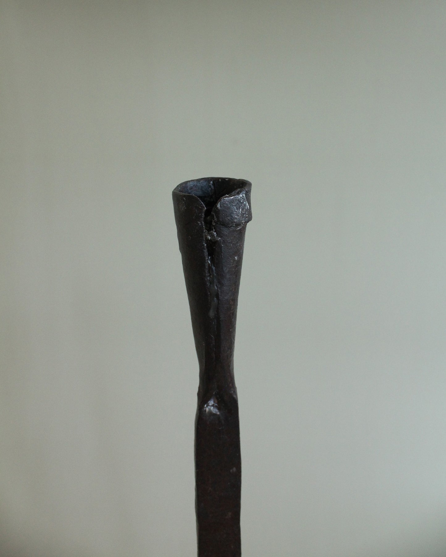 20th Century Branding Iron Candle Stick