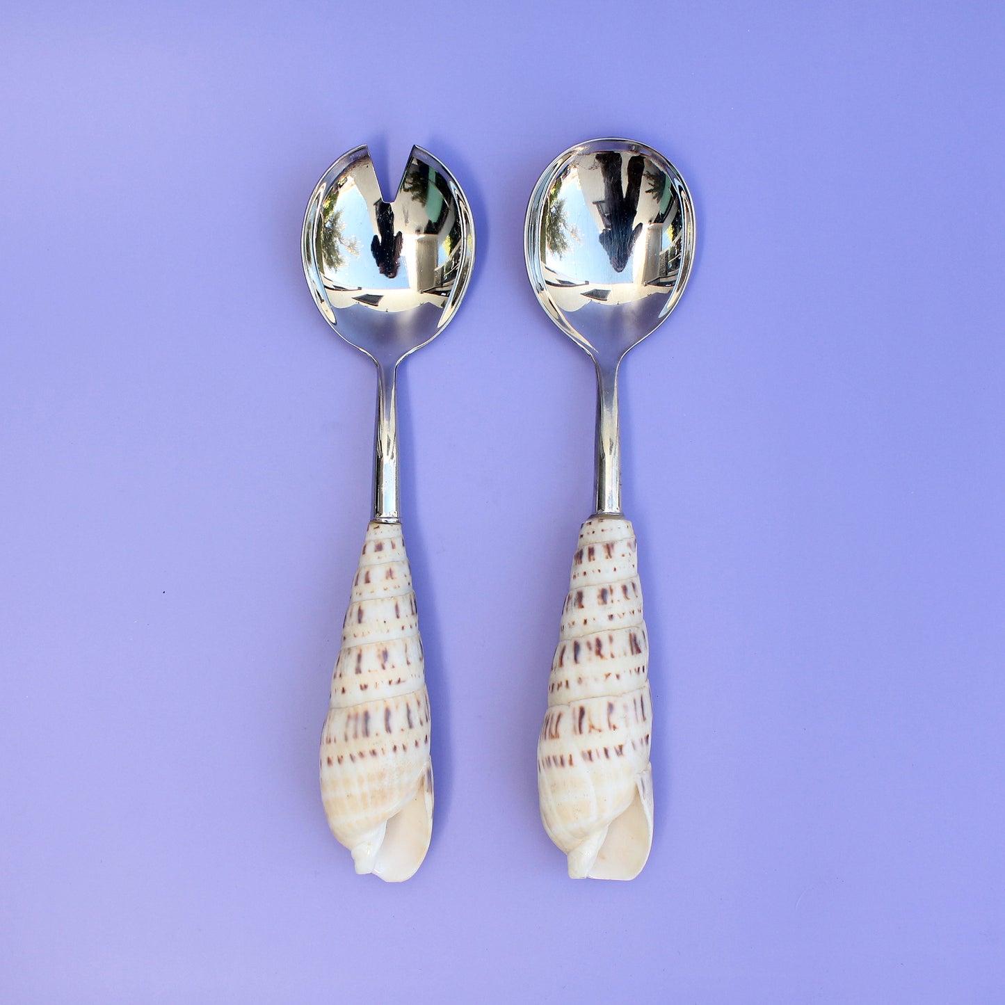 Shell Handle Salad Servers