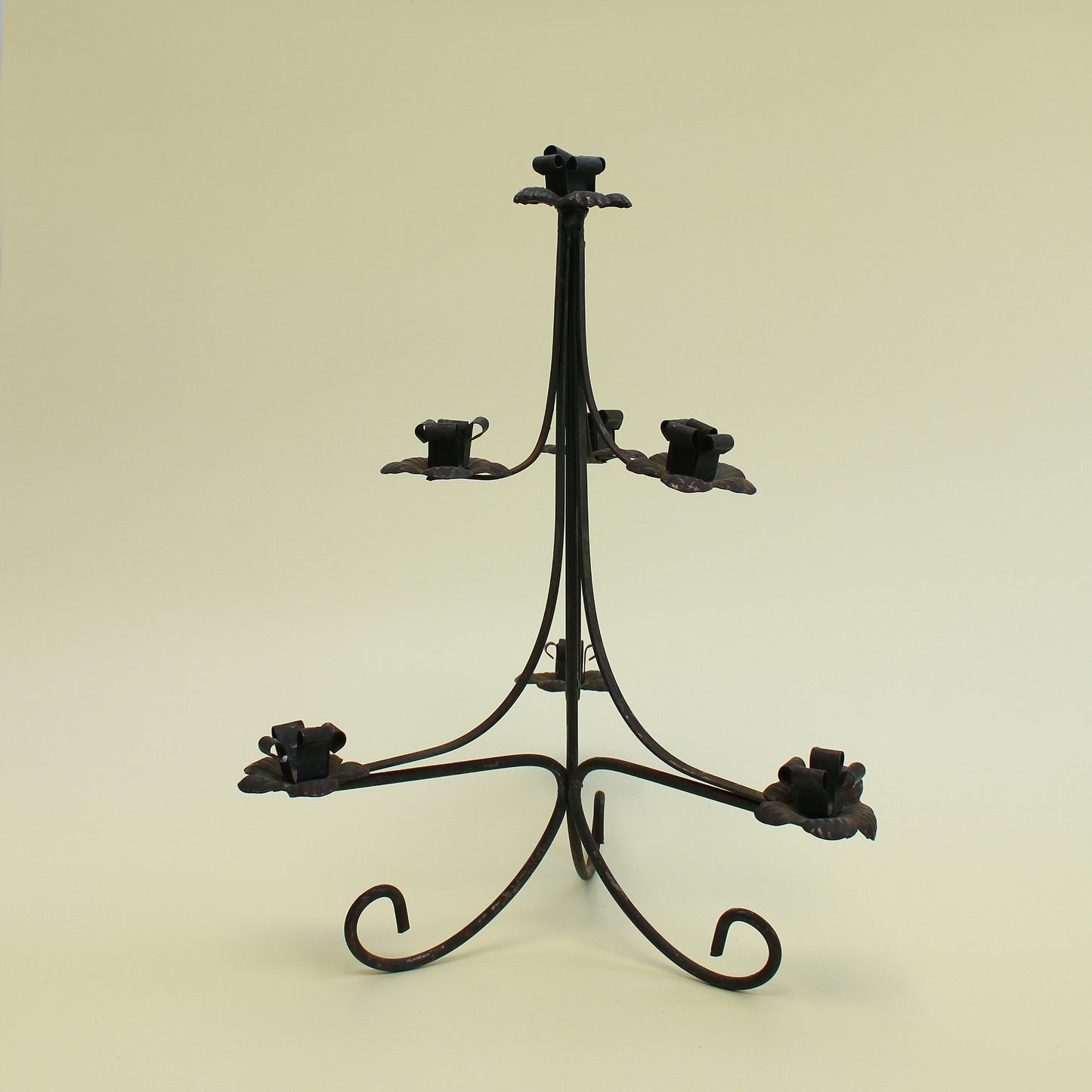 Vintage Floral 7 Arm Candelabra