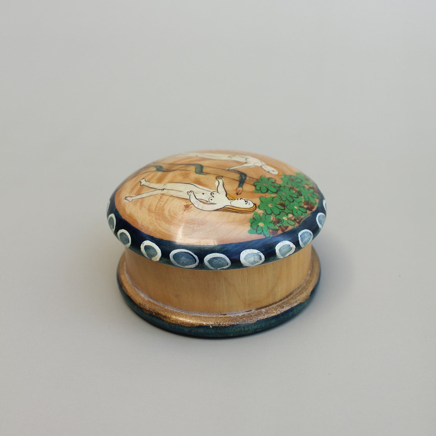 Adam & Eve Hand-painted Box