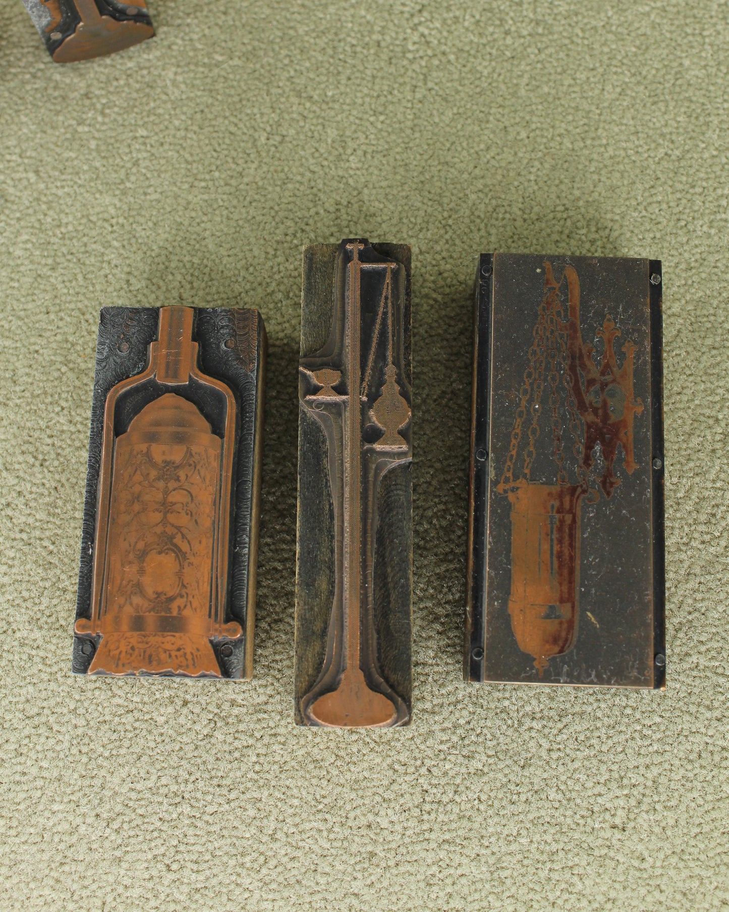 Religious Lantern & Lights Copper Printing Blocks
