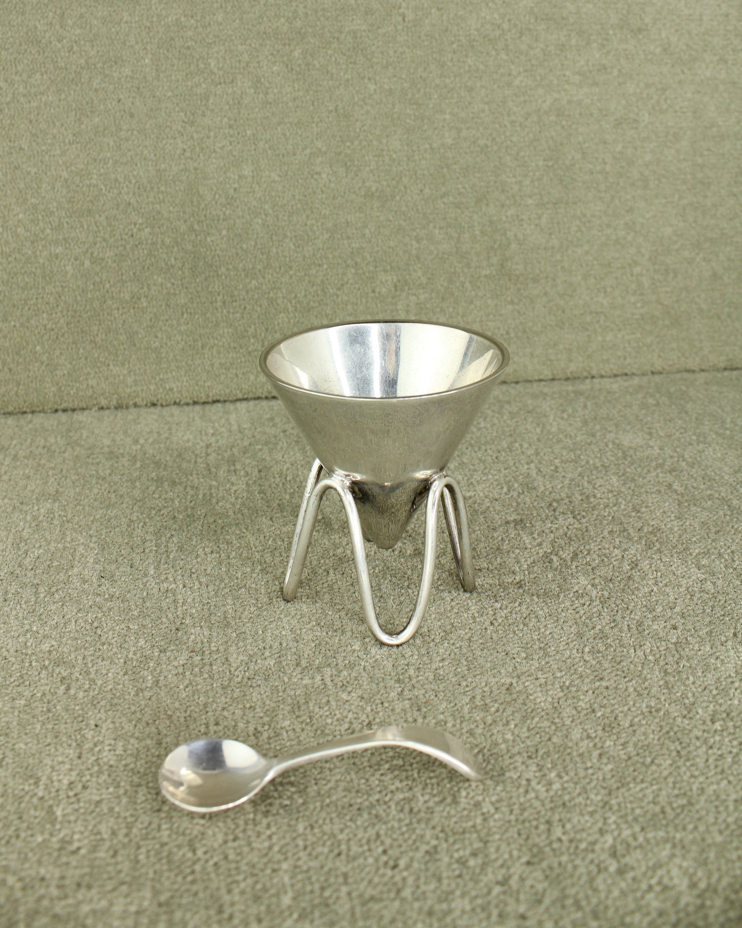 Conical 20th Century Sugar Bowl On Legs