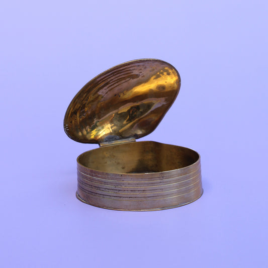 Brass Seashell Treasure Box