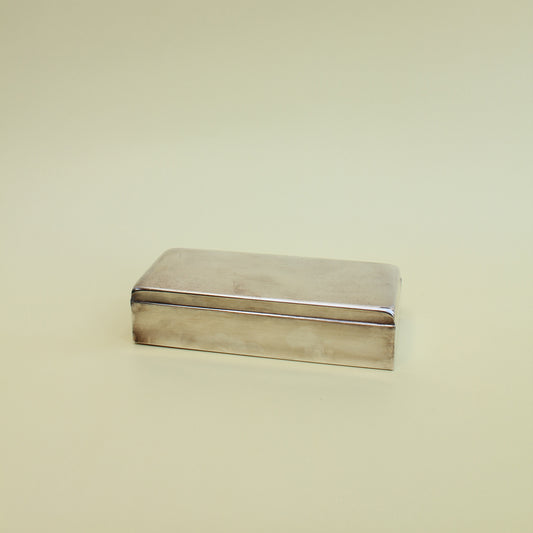 20th Century Silver Plate Cigarette Box