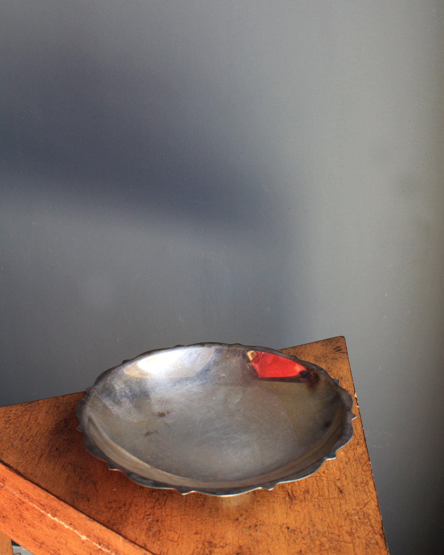 Small Silver Serving Dish