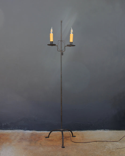 Vintage Storybook Style Iron Floor Lamp