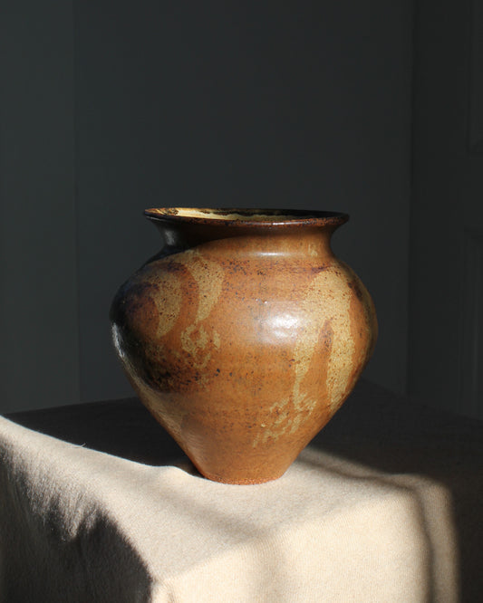 1973 Stoneware Vase, Japanese inspired