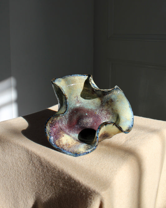 Ruth King Crumpled Ceramic Bowl