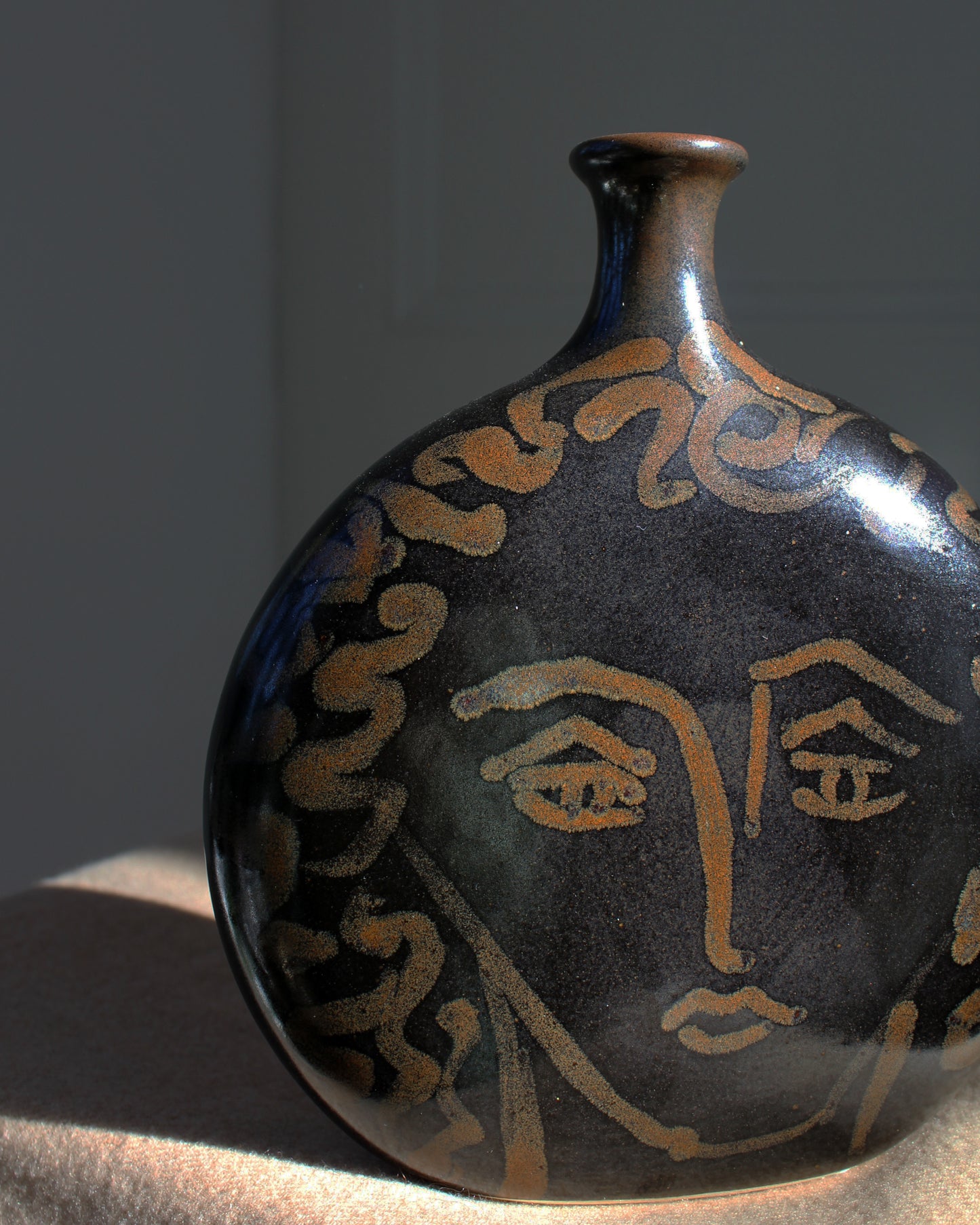 Greek Style Flask Vase