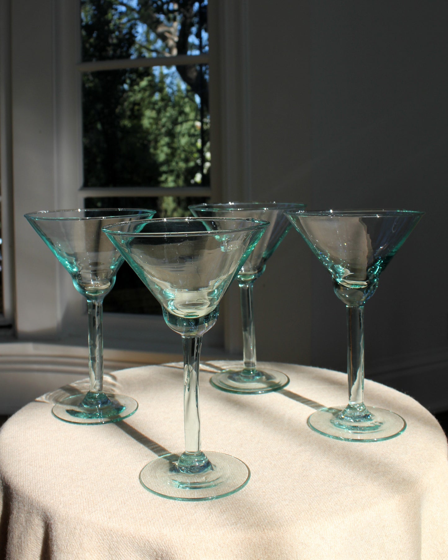 Handmade Martini Glasses, Set of 4